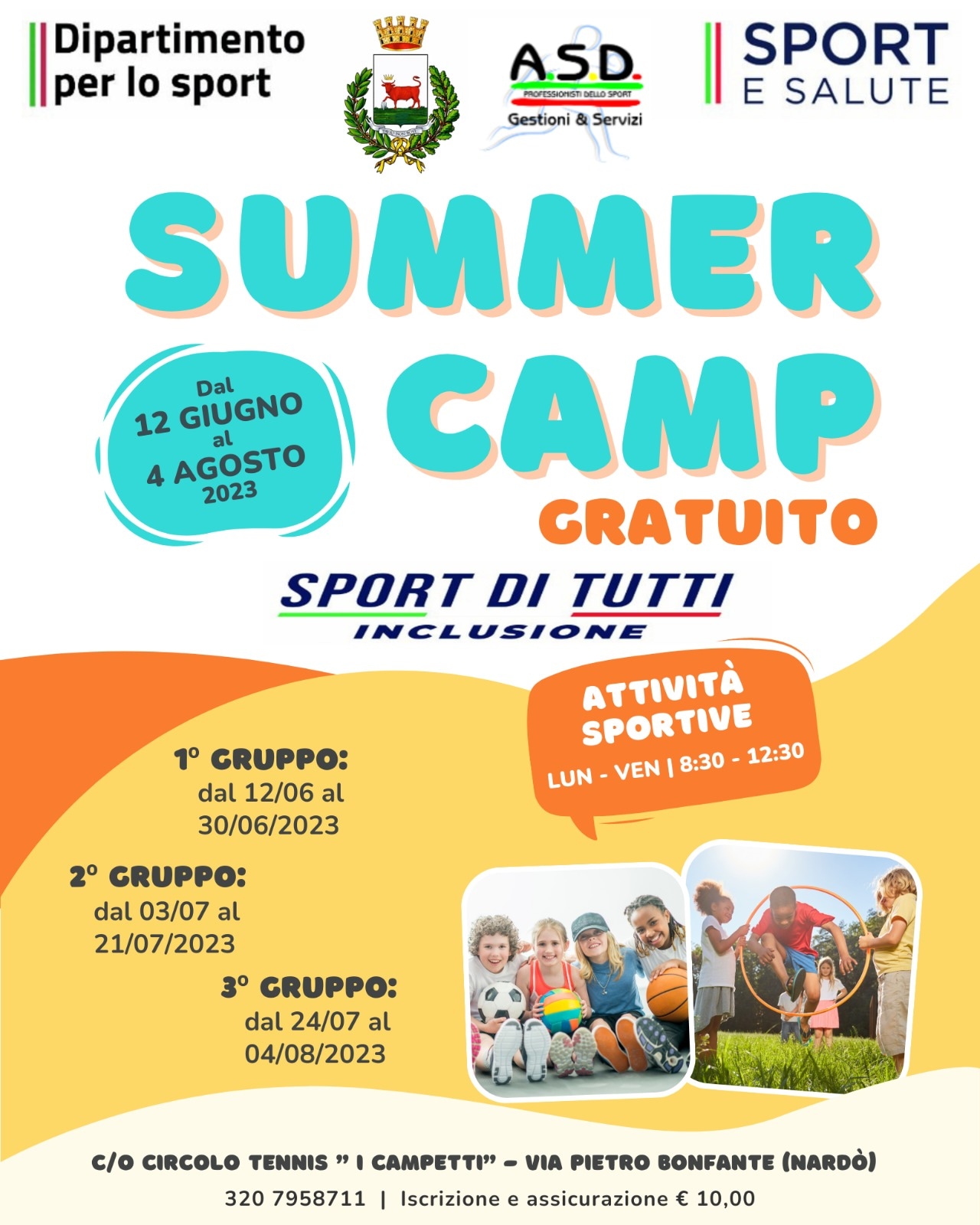 IL CAMPO ESTIVO AI "CAMPETTI" NardòNews24
